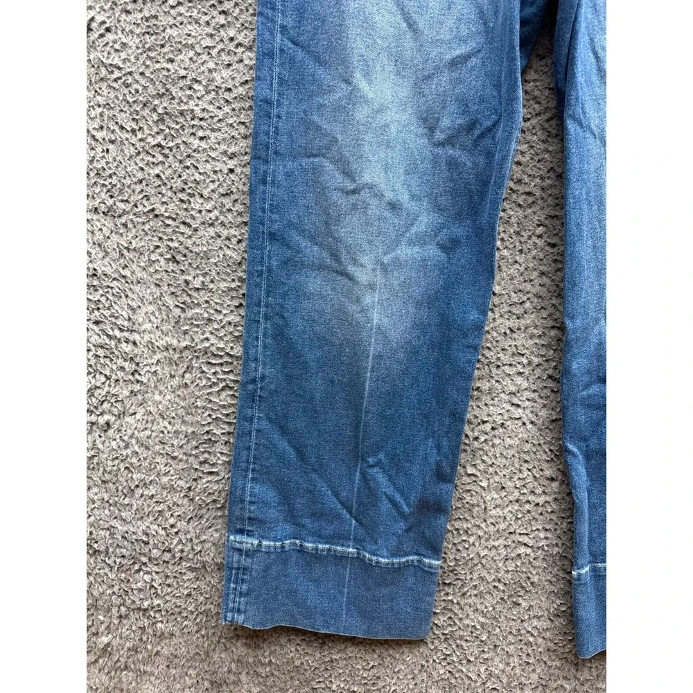 Boden High Rise Wide Leg Denim Jeans Medium Wash Blue Womens Size 32